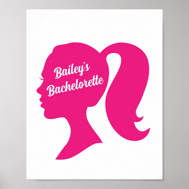 Poster Bachelorette Rosa do Partido (Frente)