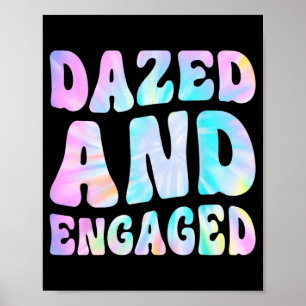 Poster Bachelorette Tie Dye Bride Squad, Atingida E Envol