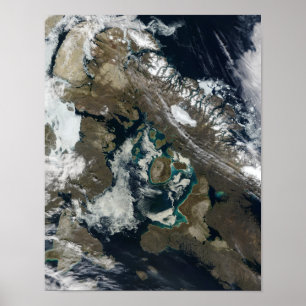 Pôster Bacia de Foxe, Canadá do norte