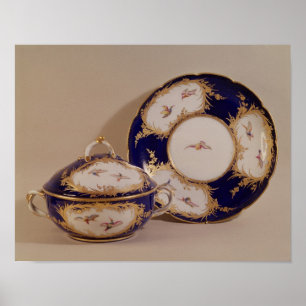 Pôster Bacia de Vincennes e suporte, c.1745