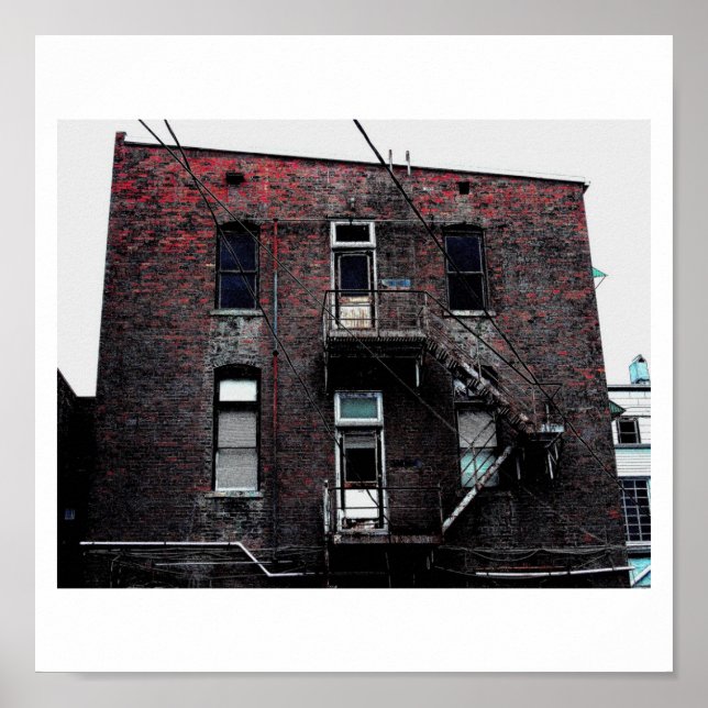 Pôster Back Alley Grime (Frente)