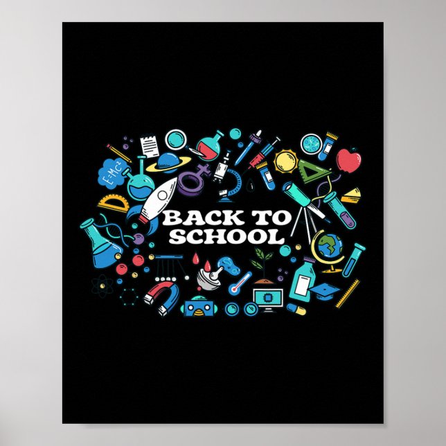 Poster Back To School Problem Solver Troubleshooter Engin (Frente)
