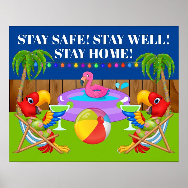 Poster Back Yard Beach Party (Frente)