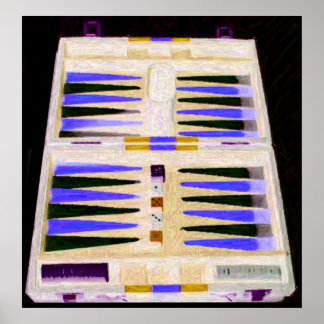 PÔSTER BACKGAMMON