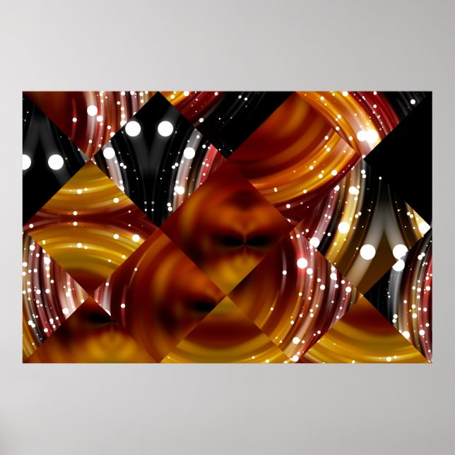 Poster backgroun geométrico abstrato (Frente)