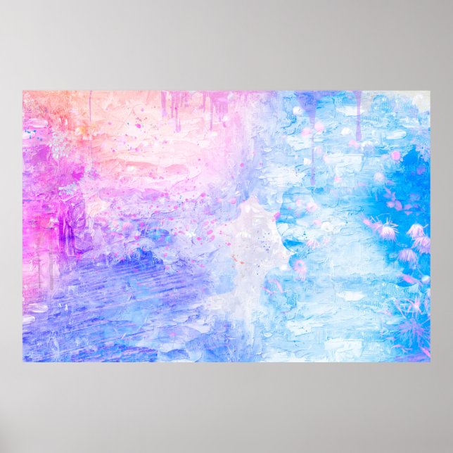 Poster Background art abstract watercolor (Frente)