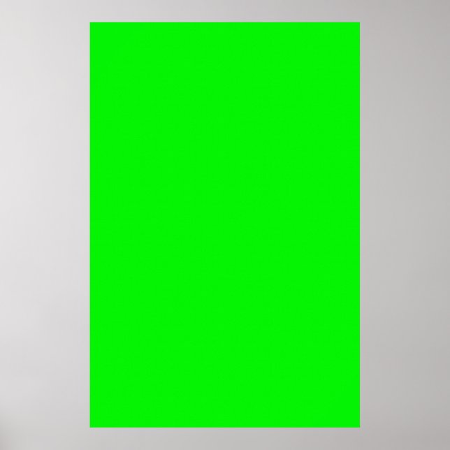 Poster Background Media Paper - Tecla Croma de Tela Verde (Frente)