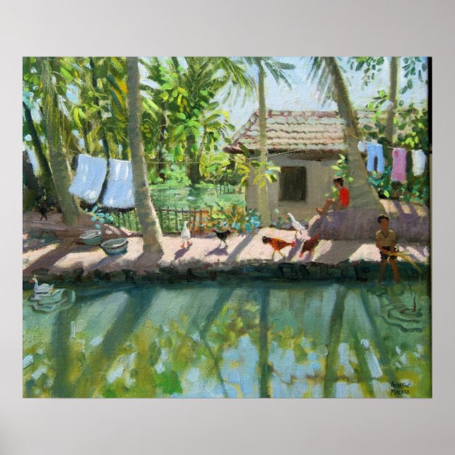 Pôster Backwater Índia (Frente)