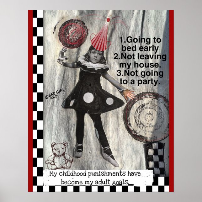  -POSTER bad girl art Poster (Frente)