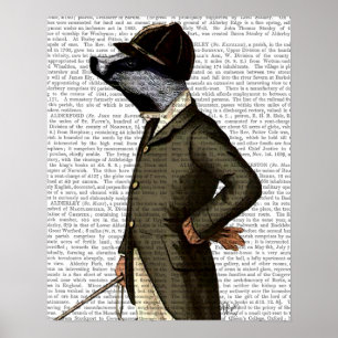 Poster Badger O Retrato Do Cavaleiro