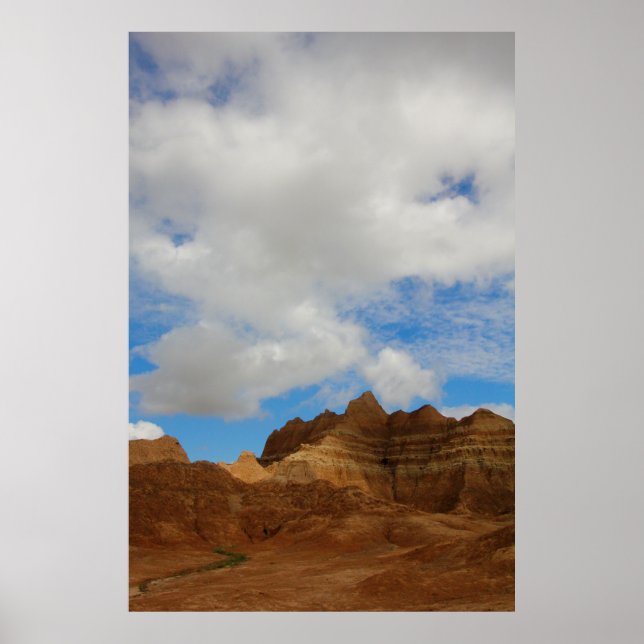 Poster Badlands National Park, Dakota do Sul (Frente)