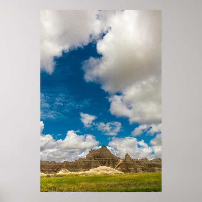 Poster Badlands National Park, Dakota do Sul (Frente)