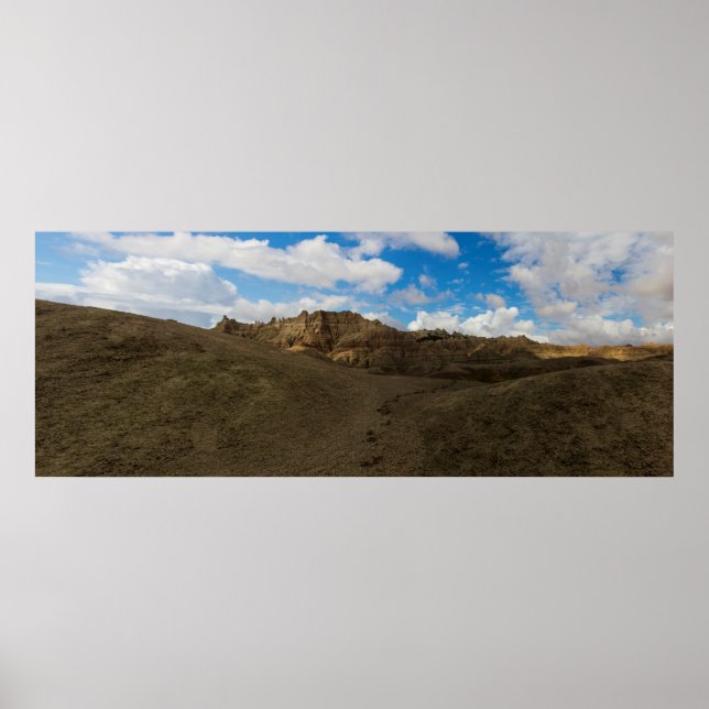 Poster Badlands National Park, Dakota do Sul (Frente)