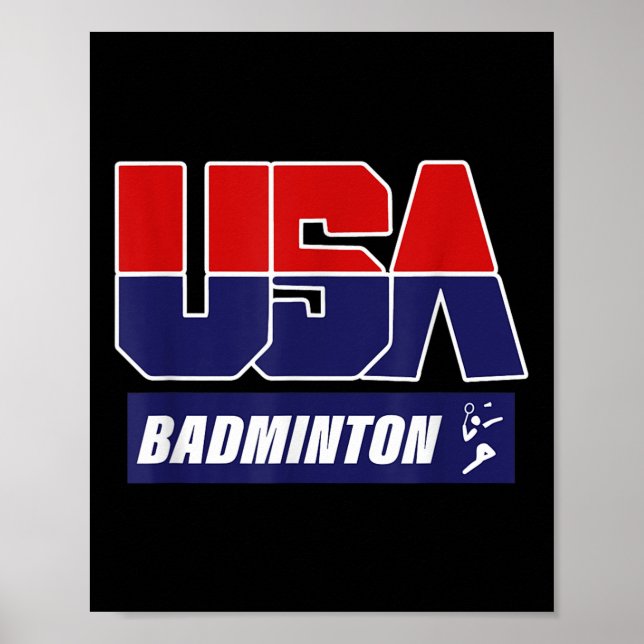 Poster Badminton 2021 Usa  (Frente)