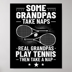 Poster Badminton Alguns Avôs Fazem Soneca Avôs Reais Pl