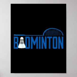 Poster Badminton Birdie Shuttle For Badminton Player Men
