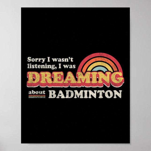 Poster Badminton Design (Frente)