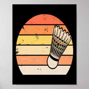 Poster Badminton do Sunset Retroativo