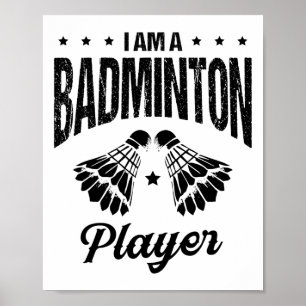 Poster Badminton É O Meu Jogador De Badminton Da Vida
