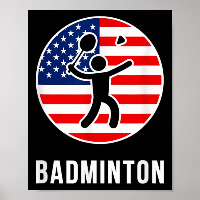 Poster Badminton EUA  (Frente)