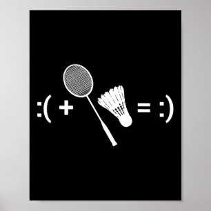 Poster Badminton Game Shuttle Sport Badminton