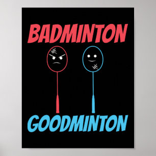 Poster Badminton Goodminton Racket Meme