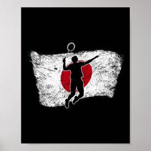 Poster Badminton Japonês