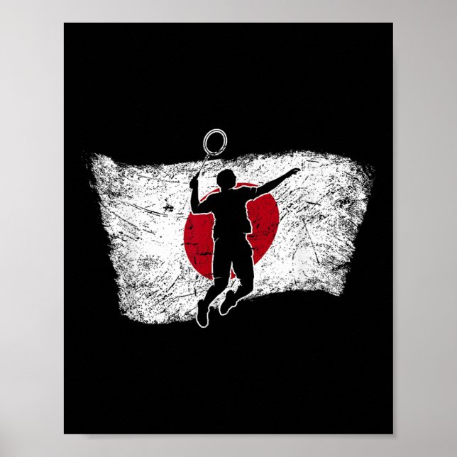 Poster Badminton Japonês (Frente)