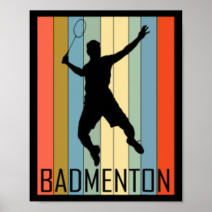 Poster Badminton - Jogador de Badminton