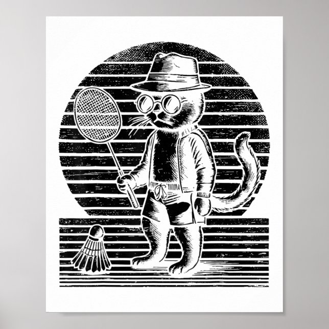 Poster Badminton Ninja Shuttle  (Frente)