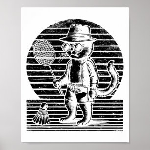 Poster Badminton Ninja Shuttle