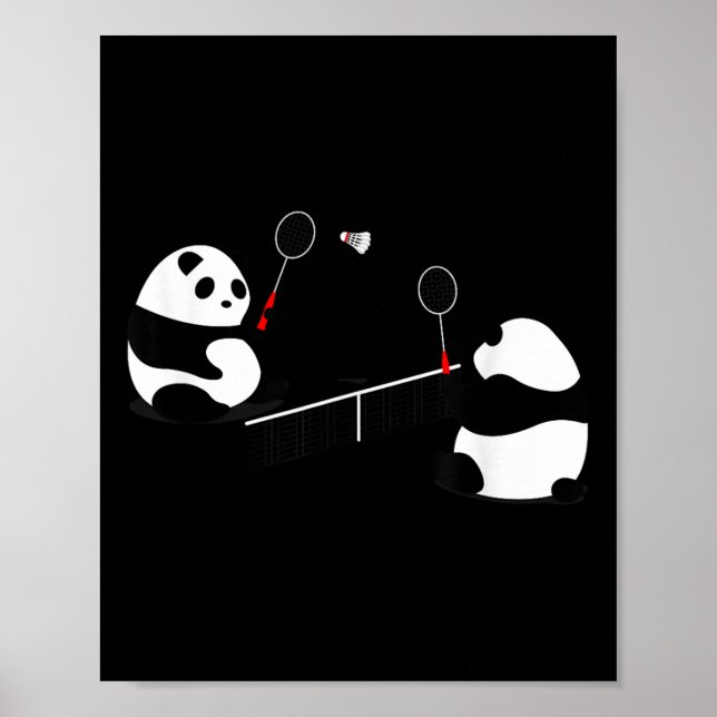 Poster Badminton Panda Vôlei  (Frente)