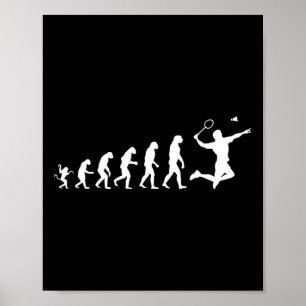 Poster Badminton Para A Evolução Humana