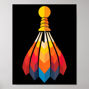 Poster Badminton Shuttle