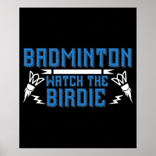Poster Badminton - Veja o Birdie