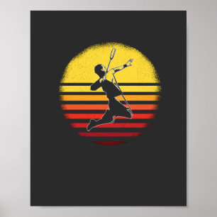 Poster Badminton Vintage