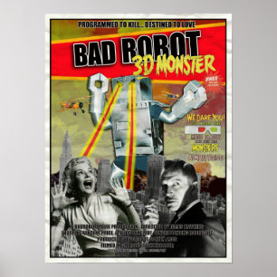 Poster BADROBOT 3D B-Movie
