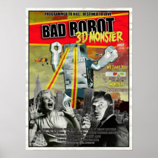 Poster BADROBOT 3D B-Movie