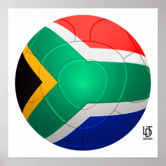 Pôster Bafana Bafana - Futebol na África do Sul