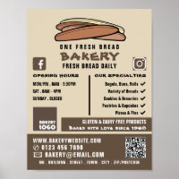Baguetes Frescos, Bakers, Bakery Store Adverte