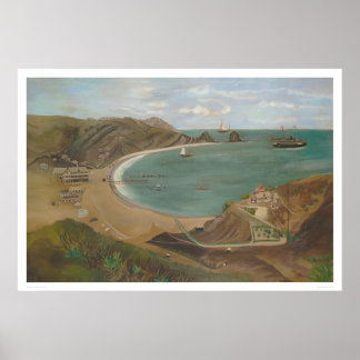 Poster Baía de Avalon, Ilha Catalina Papais noeis (1212)