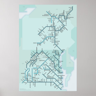 Pôster Baía de Chesapeake 20" x 30"