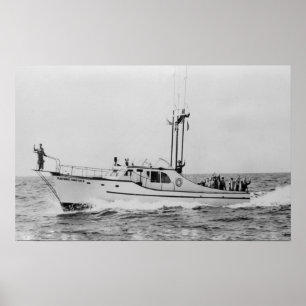 Pôster Baía de Depoe, barco do martinho pescatore de