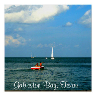 Pôster Baía de Galveston, Texas