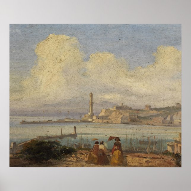 Poster Baía de Génova (Bucht von Genual) (Frente)