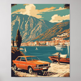 Poster Baía de Kotor, Montenegro