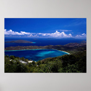 Pôster Baía de Magens, St Thomas, E.U. Virgin Islands