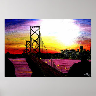 Poster Baía de Oakland