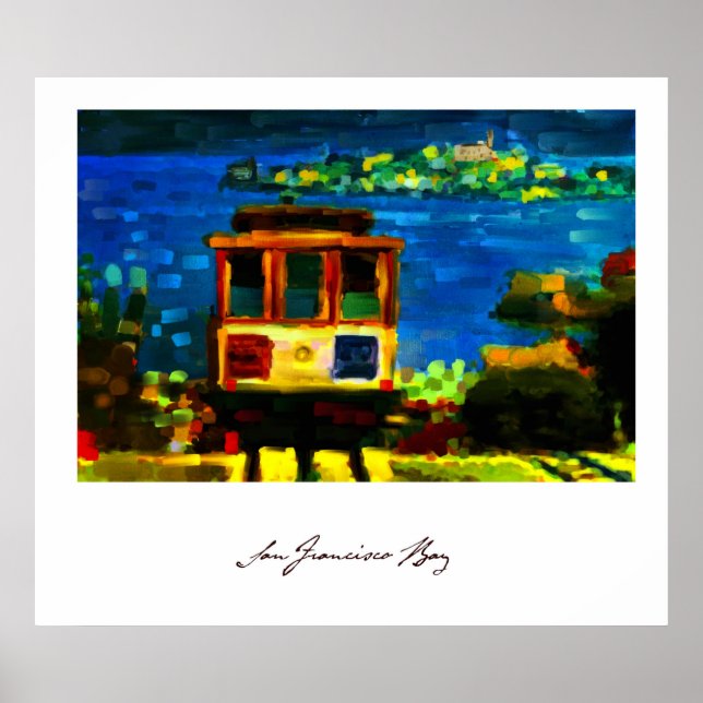 Poster Baía de São Francisco (Frente)