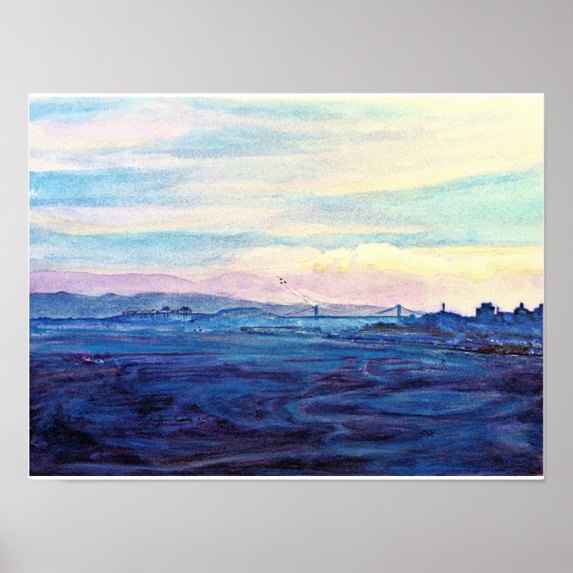 Poster Baía de São Francisco, Blue Angels 1984 (Frente)